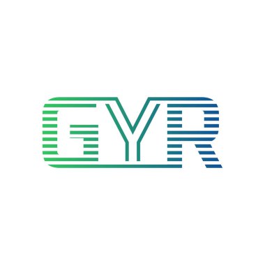 Modern GYR Logo Design. Letter GYR Minimalist, Professional, and Versatile Branding Icon for Business Identity clipart