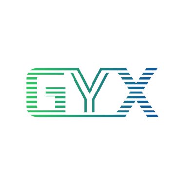 Modern GYX Logo Tasarımı. İş Kimliği için GYX Minimalist, Profesyonel ve Çok Yönlü Markalaştırma Simgesi
