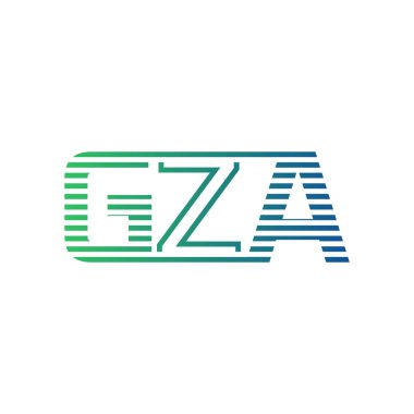 Modern GZA Logo Tasarımı. İş Kimliği için GZA Minimalist, Profesyonel ve Çok Yönlü Markalaştırma Simgesi