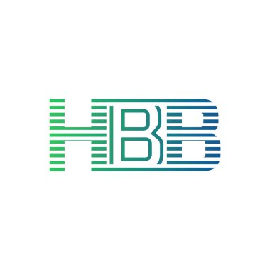Modern HBB Logo Tasarımı. Harf HBB Minimalist, Profesyonel ve İş Kimliği için Çok Yönlü Markalaştırma Simgesi