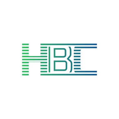 Modern HBC Logo Tasarımı. HBC Minimalist, Profesyonel ve İşletme Kimliği İçin Çok Yönlü Markalaştırma Simgesi