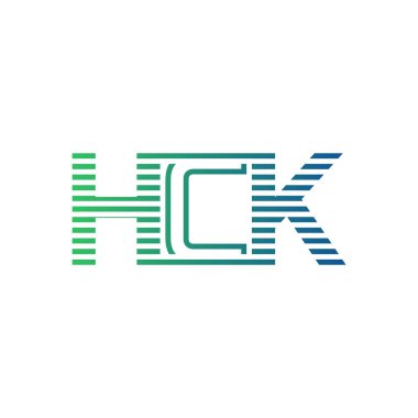 Modern HCK Logo Tasarımı. İş Kimliği için HCK Minimalist, Profesyonel ve Çok Yönlü Markalaştırma Simgesi