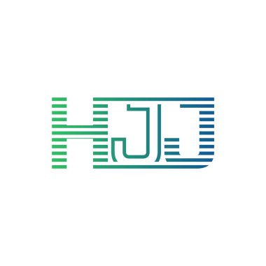 Modern HJJ Logo Tasarımı. Harf HJJ Minimalist, Profesyonel ve İş Kimliği için Çok Yönlü Markalaştırma Simgesi