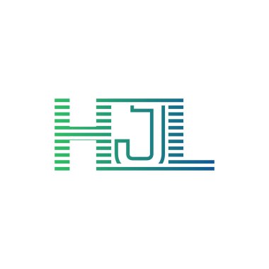 Modern HJL Logo Tasarımı. İşletme Kimliği İçin HJL Minimalist, Profesyonel ve Çok Yönlü Markalaştırma Simgesi