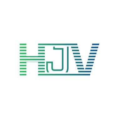 Modern HJV Logo Tasarımı. İş Kimliği için HJV Minimalist, Profesyonel ve Çok Yönlü Markalaştırma Simgesi