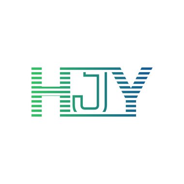 Modern HJY Logo Tasarımı. İş Kimliği için HJY Minimalist, Profesyonel ve Çok Yönlü Markalaştırma Simgesi