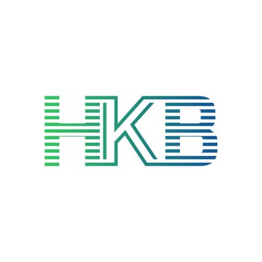 Modern HKB Logo Tasarımı. İş Kimliği için HKB Minimalist, Profesyonel ve Çok Yönlü Markalaştırma Simgesi