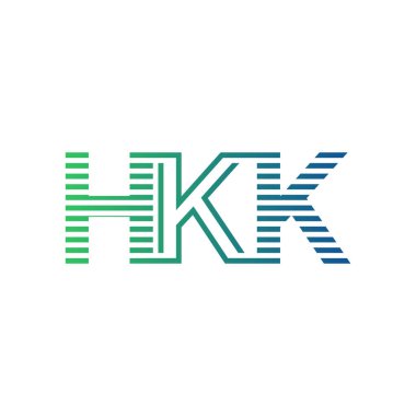 Modern HKK Logo Tasarımı. İş Kimliği için HKK Minimalist, Profesyonel ve Çok Yönlü Markalaştırma Simgesi