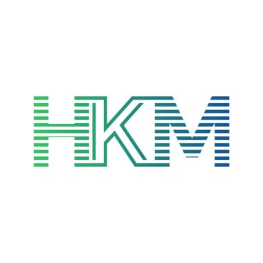 Modern HKM Logo Tasarımı. İş Kimliği için HKM Minimalist, Profesyonel ve Çok Yönlü Markalaştırma Simgesi