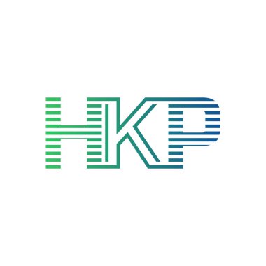 Modern HKP Logo Tasarımı. Harf HKP İş Kimliği Minimalist, Profesyonel ve Çok Yönlü Markalaştırma Simgesi