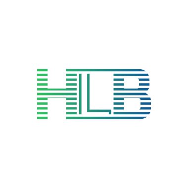 Modern HLB Logo Tasarımı. İş Kimliği için HLB Minimalist, Profesyonel ve Çok Yönlü Markalaştırma Simgesi