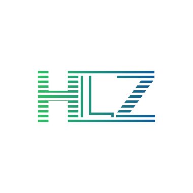 Modern HLZ Logo Tasarımı. İş Kimliği için HLZ Minimalist, Profesyonel ve Çok Yönlü Markalaştırma Simgesi