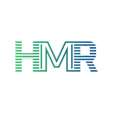 Modern HMR Logo Tasarımı. Harf HMR İş Kimliği Minimalist, Profesyonel ve Çok Yönlü Markalaştırma Simgesi