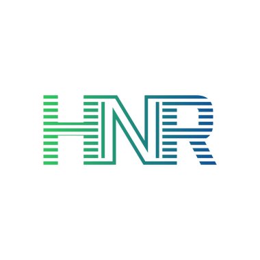 Modern HNR Logo Tasarımı. Harf HNR İş Kimliği Minimalist, Profesyonel ve Çok Yönlü Markalaştırma Simgesi