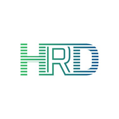 Modern HRD Logo Tasarımı. İş Kimliği için HRD Minimalist, Profesyonel ve Çok Yönlü Markalaştırma Simgesi