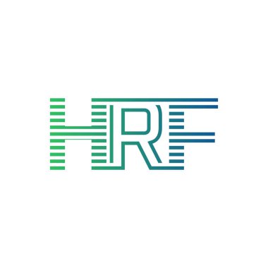 Modern HRF Logo Tasarımı. İş Kimliği için HRF Minimalist, Profesyonel ve Çok Yönlü Markalaştırma Simgesi