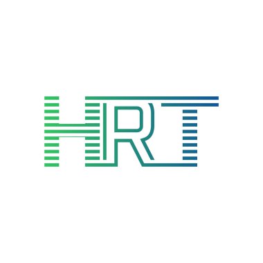 Modern HRT Logo Tasarımı. İş Kimliği için HRT Minimalist, Profesyonel ve Çok Yönlü Markalaştırma Simgesi