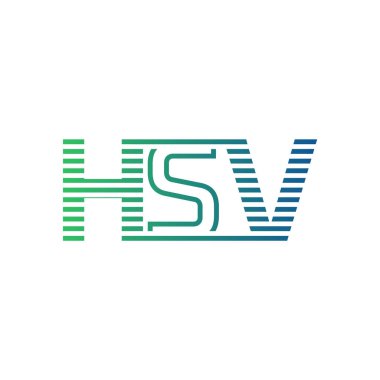 Modern HSV Logo Tasarımı. İş Kimliği için HSV Minimalist, Profesyonel ve Çok Yönlü Markalaştırma Simgesi
