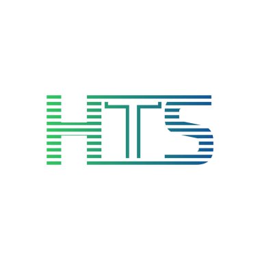 Modern HTS Logo Tasarımı. Ticari Kimlik İçin Minimalist, Profesyonel ve Çok Yönlü Markalaştırma Simgesi