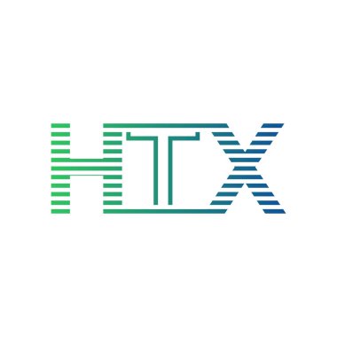 Modern HTX Logo Tasarımı. Harf HTX İş Kimliği Minimalist, Profesyonel ve Çok Yönlü Markalaştırma Simgesi