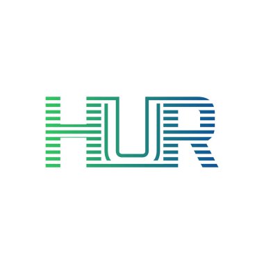 Modern HUR Logo Tasarımı. İş Kimliği için HUR Minimalist, Profesyonel ve Çok Yönlü Markalaştırma Simgesi