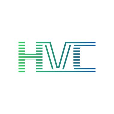 Modern HVC Logo Tasarımı. Harf HVC İşletme Kimliği Minimalist, Profesyonel ve Çok Yönlü Markalaştırma Simgesi