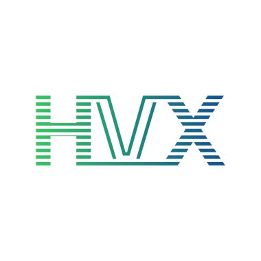 Modern HVX Logo Tasarımı. Harf HVX İş Kimliği Minimalist, Profesyonel ve Çok Yönlü Markalaştırma Simgesi