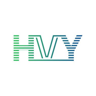 Modern HVY Logo Tasarımı. İş Kimliği için HVY Minimalist, Profesyonel ve Çok Yönlü Markalaştırma Simgesi