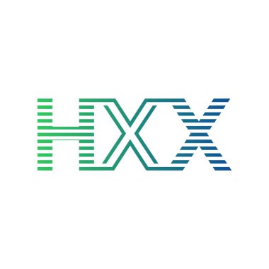 Modern HXX Logo Tasarımı. Harf HXX Minimalist, Profesyonel ve İş Kimliği için Çok Yönlü Markalaştırma Simgesi