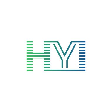 Modern HYI Logo Tasarımı. İş Kimliği için HYI Minimalist, Profesyonel ve Çok Yönlü Markalaştırma Simgesi