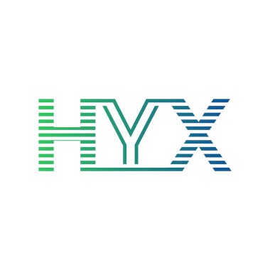 Modern HYX Logo Tasarımı. İş Kimliği için HYX Minimalist, Profesyonel ve Çok Yönlü Markalaştırma Simgesi