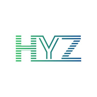 Modern HYZ Logo Tasarımı. İş Kimliği için HYZ Minimalist, Profesyonel ve Çok Yönlü Markalaştırma Simgesi