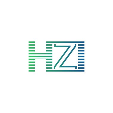 Modern HZI Logo Tasarımı. Harf HZI Minimalist, Profesyonel ve İş Kimliği için Çok Yönlü Markalaştırma Simgesi
