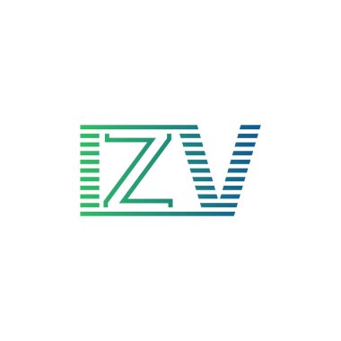 Modern IZV Logo Tasarımı. IZV Mektubu Minimalist, Profesyonel ve İşletme Kimliği İçin Çok Yönlü Markalaşma Simgesi