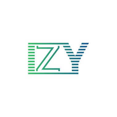 Modern IZY Logo Tasarımı. IZY Minimalist, Profesyonel ve Çok Yönlü İşletme Kimliği Simgesi
