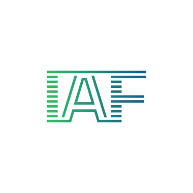 Modern IAF Logo Tasarımı. IAF Minimalist, Profesyonel ve Çok Yönlü İşletme Kimliği Simgesi