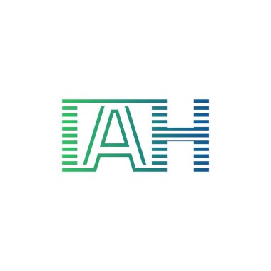 Modern IAH Logo Design. Letter IAH Minimalist, Professional, and Versatile Branding Icon for Business Identity clipart