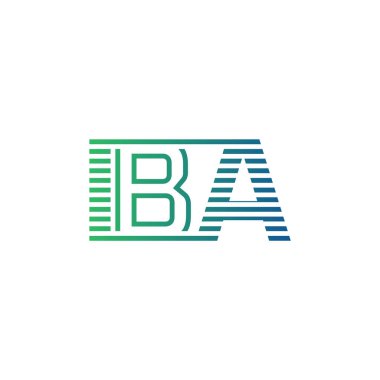 Modern IBA Logo Design. Letter IBA Minimalist, Professional, and Versatile Branding Icon for Business Identity clipart