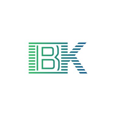 Modern IBK Logo Design. Letter IBK Minimalist, Professional, and Versatile Branding Icon for Business Identity clipart