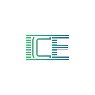 Modern ICE Logo Tasarımı. ICE Mektup Minimalist, Profesyonel ve İş Kimliği için Çok Yönlü Markalaştırma Simgesi