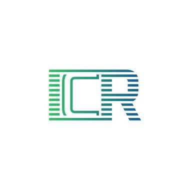 Modern ICR Logo Tasarımı. ICR Minimalist, Profesyonel ve İşletme Kimliği İçin Çok Yönlü Markalaştırma Simgesi