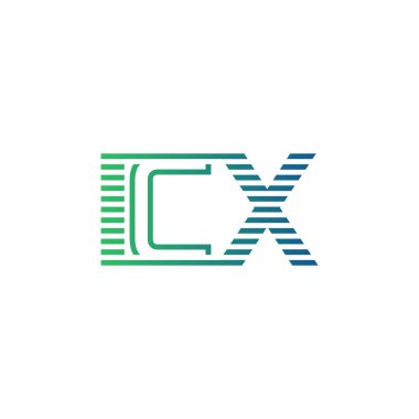 Modern ICX Logo Tasarımı. ICX Minimalist, Profesyonel ve İşletme Kimliği İçin Çok Yönlü Markalaştırma Simgesi