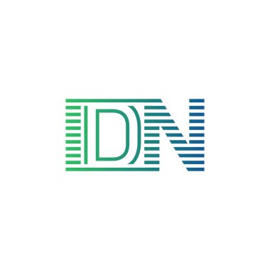 Modern IDN Logo Tasarımı. Kimlik Kimliği Belirleme Kimliği Minimalist, Profesyonel ve Çok Yönlü Markalaştırma Simgesi