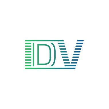 Modern IDV Logo Tasarımı. Harf IDV Minimalist, Profesyonel ve İş Kimliği için Çok Yönlü Markalaştırma Simgesi