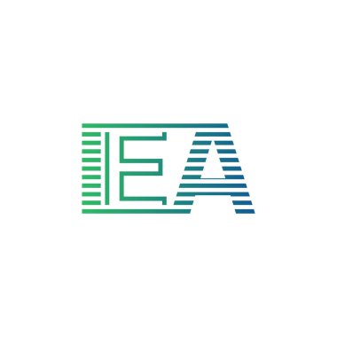 Modern IEA logo tasarımı. IEA Minimalist, Profesyonel ve Çok Yönlü İşletme Kimliği Simgesi