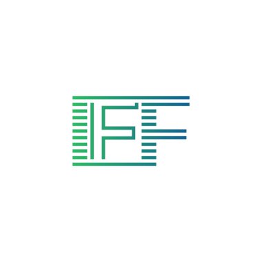 Modern IFF Logo Tasarımı. IFF Minimalist, Profesyonel ve İşletme Kimliği İçin Çok Yönlü Markalaştırma Simgesi