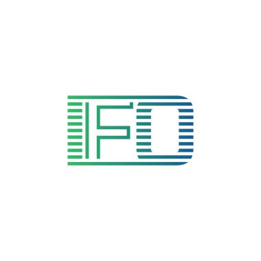 Modern IFO Logo Tasarımı. IFO Minimalist, Profesyonel ve İşletme Kimliği İçin Çok Yönlü Markalaştırma Simgesi