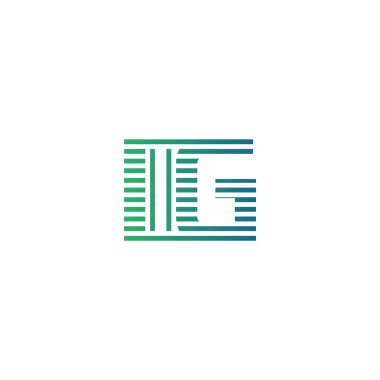 Modern IIG Logo Tasarımı. IIG Mektubu Minimalist, Profesyonel ve İş Kimliği için Çok Yönlü Markalaştırma Simgesi