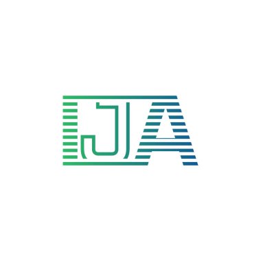 Modern IJA logo tasarımı. IJA Minimalist, Profesyonel ve Çok Yönlü İşletme Kimliği Simgesi