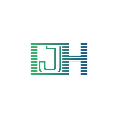 Modern IJH Logo Tasarımı. IJH Minimalist, Profesyonel ve Çok Yönlü İşletme Kimliği Simgesi
